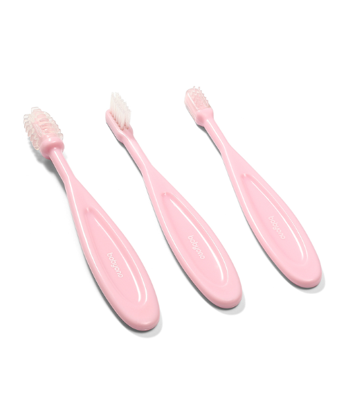 Kaxholmen Tandborste 3 Pack - Rosa