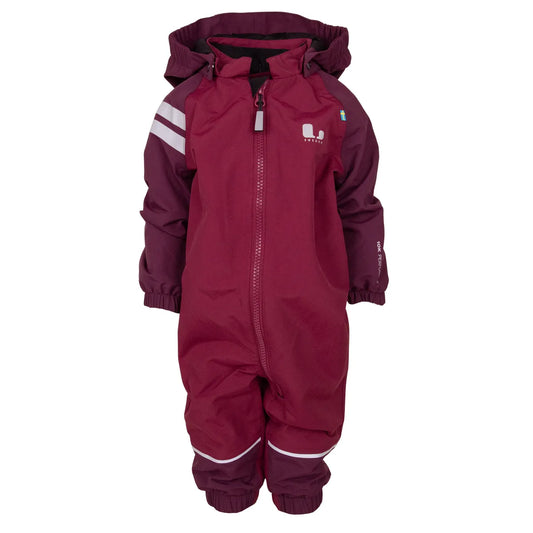 Lindberg Lingbo Skaloverall Baby - PLUM/CERISE