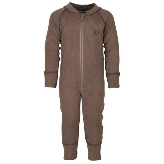 Lindberg Underställ Rib Merino Overall - Potato